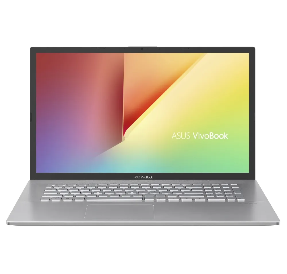 Лаптоп, Asus VivoBook 17 X712EA-AU511W, Intel Core i5-1135G7 Processor 2.4 GHz (8M Cache, up to 4.2 GHz, 4 cores), 17.3`` FHD+(1920x1080), DDR4 8GB(ON BD.),512G PCIEG3 SSD, Windows 11,Transparent Silver