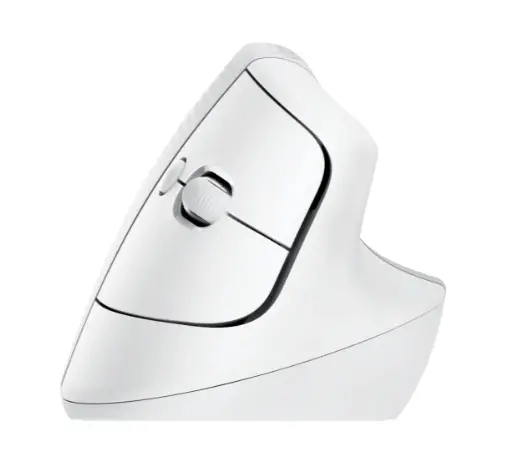 Mouse, Logitech Lift for Mac Vertical Ergonomic Mouse - OFF-WHITE/PALE GREY - EMEA - image 2