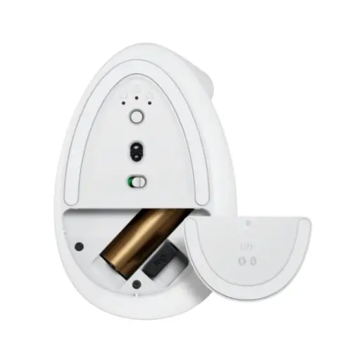 Мишка, Logitech Lift for Mac Vertical Ergonomic Mouse - OFF-WHITE/PALE GREY - EMEA - image 4