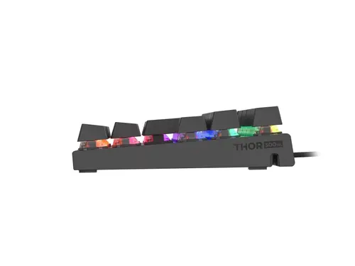 Tastatură, Genesis Mechanical Gaming Keyboard Thor 303 TKL RGB Backlight Red Switch US Layout Black - 6
