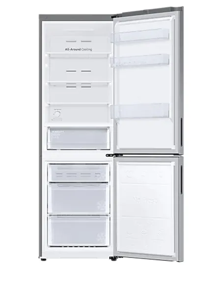 Хладилник, Samsung RB33B610FSA/EF, Refrigerator, Fridge Freezer,344L (230l/114l), Energy Efficiency F, SpaceMax, No Frost, All-Around Cooling, DIT, Stainless steel - image 4