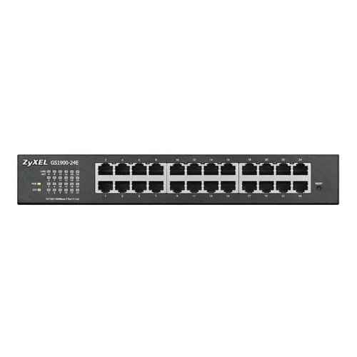 Комутатор, ZyXEL GS1900-24E v3, 24-port GbE L2 Smart Switch, desktop, fanless - image 1