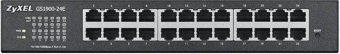 Switch, ZyXEL GS1900-24E v3, 24-port GbE L2 Smart Switch, επιτραπέζιο, χωρίς ανεμιστήρα - image 2