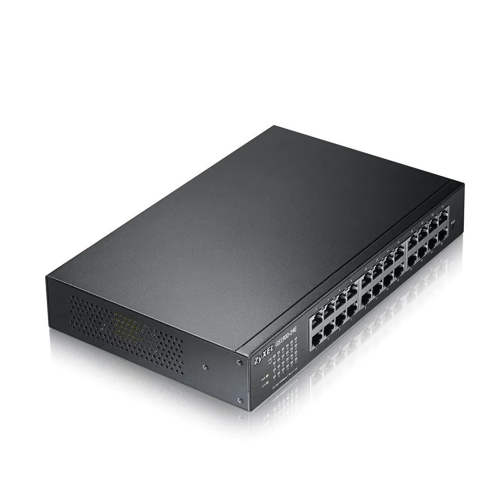 Комутатор, ZyXEL GS1900-24E v3, 24-port GbE L2 Smart Switch, desktop, fanless - image 2