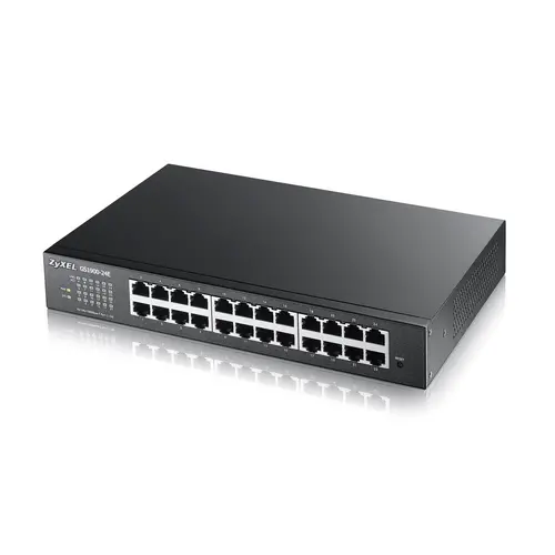 Комутатор, ZyXEL GS1900-24E v3, 24-port GbE L2 Smart Switch, desktop, fanless