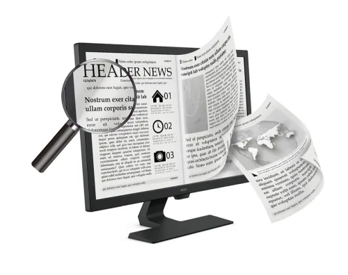 Монитор, BenQ GL2480, 24" TN, 1ms, 1920x1080 FHD, 75Hz, Eye-care Stylish Monitor, ePaper Mode, 72% NTSC, Flicker-free, LBL, Brightness Intelligence (B.I.), 1000:1, DCR: 12M:1, 8bit, 250 cd/m, DVI, VGA, HDMI, Black - image 2