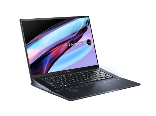 Лаптоп, Asus Zenbook Pro 16X OLED UX7602ZM-OLED-ME951X, Intel i9-12900H 2.5 GHz (8-core/20-thread, 24MB cache, up to 5.0 GHz),  16" 4K (3840 x 2400) Touch, OLED 16:10 aspect ratio, LPDDR5 32G (ON BD), 2TB SSD, NVIDIA GeForce RTX 3060 6GB,Num Pad, Win 11 Pro