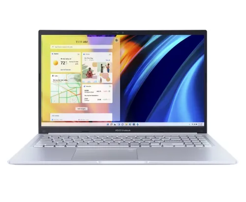 Лаптоп, Asus VivoBook X1502ZA-BQ522, Intel I5-1235U (12M Cache, up to 4.4 GHz), 15.6" FHD(1920x1080), DDR4 16GB( 8 ON BD.),512G PCIEG3 SSD, Without OS, Icelight Silver