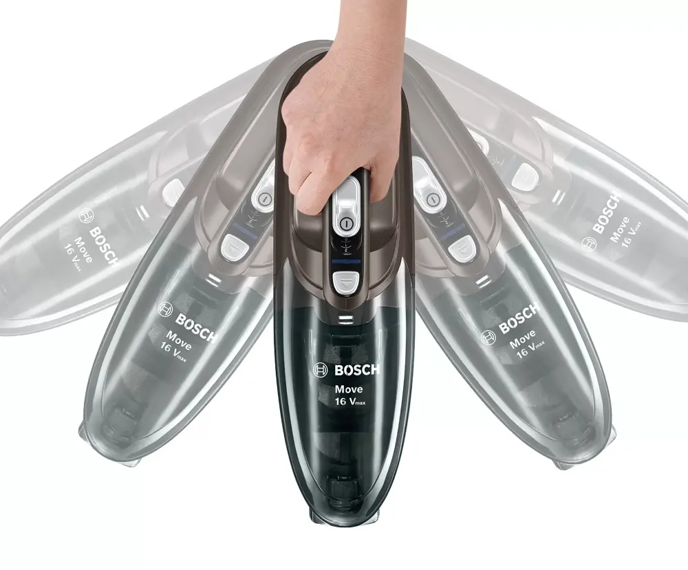 Σκούπα, Bosch BHN16L Rechargeable Vacuum Cleaner, Move Lithium 16Vmax, Cyclonic Airflow System, Γκρι - image 6