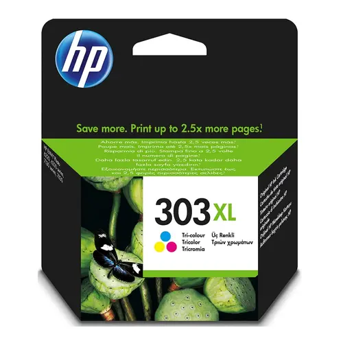 Αναλώσιμο, HP 303XL High Yield Tri-color Original Ink Cartridge - 1