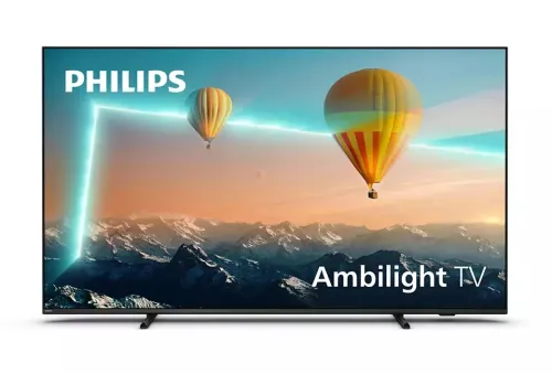 Телевизор, Philips 50PUS8007/12, 50" UHD 4K LED 3840x2160, DVB-T/T2/T2-HD/C/S/S2, Ambilight 3, HDR10+, HLG, Android 11, Dolby Vision, Dolby Atmos, Quad Core Pixel Plus Ultra HD, 60Hz, BT 5.0, HDMI 2.1 VRR, ARC, USB, Cl+, 802.11n, Lan, 20W RMS, Black