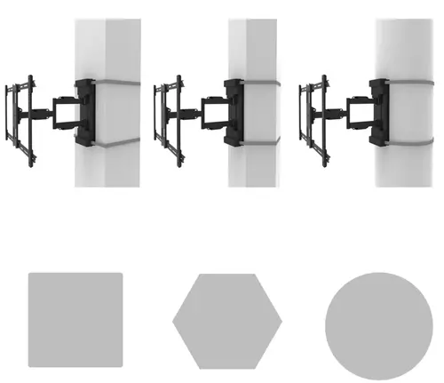 Стойка, Neomounts Select Screen Pillar Mount (full motion, VESA 600x400) - image 6