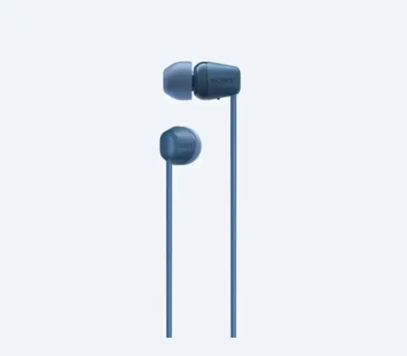 Căști, Sony Headset WI-C100, albastru - image 1