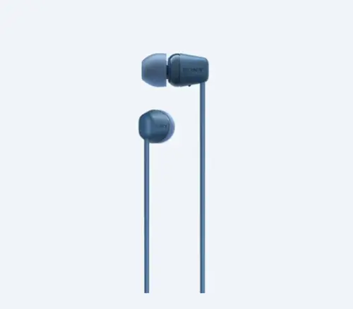 Căști, Sony Headset WI-C100, albastru - 2