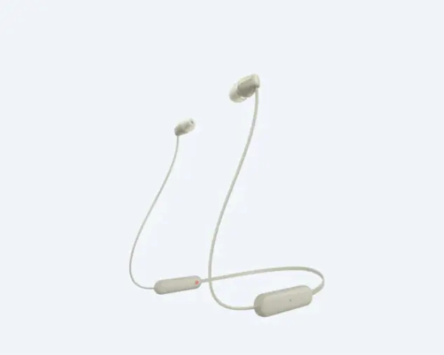 Căști, Sony Headset WI-C100, taupe