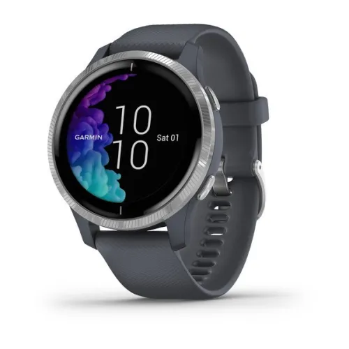 Garmin Venu™ - Venu - Гранитно синьо със сребристо 010-02173-04