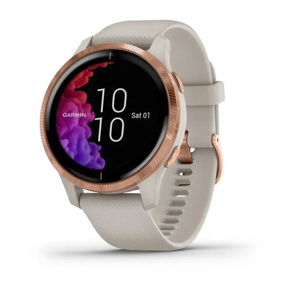 Garmin Venu™ - Venu - Light Sand с Rose Gold 010-02173-24