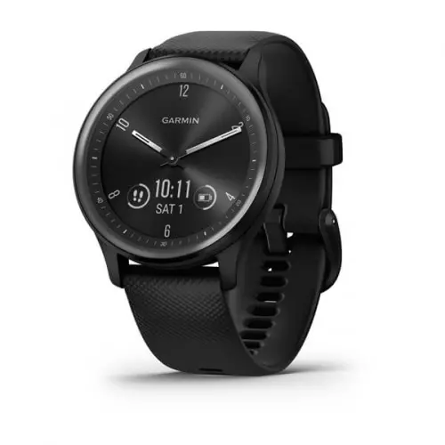 Garmin Black корпус и силиконова каишка с Slate акценти 010-02566-00