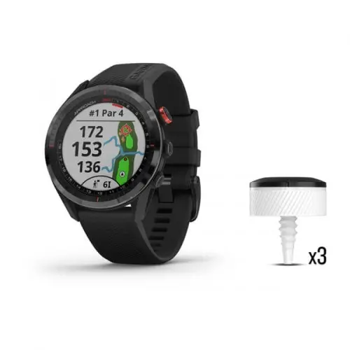 Garmin Approach® S62 - Approach S62 Bundle,Черен с CT10 010-02200-02
