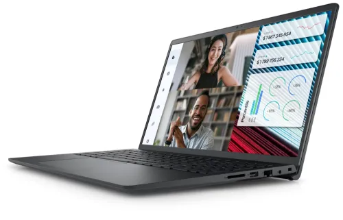 Лаптоп, Dell Vostro 3520, Intel Core i7 -1255U (12MB cash up to 4.7 GHz), 15.6" FHD (1920x1080) AG 120Hz WVA 250nits, 16GB DDR4, 2x8GB, 512GB SSD PCIe M.2, Intel Iris Xe Graphics, Cam and Mic, 802.11ac, BG KB, Win 11 Pro, 3Y PS - image 2