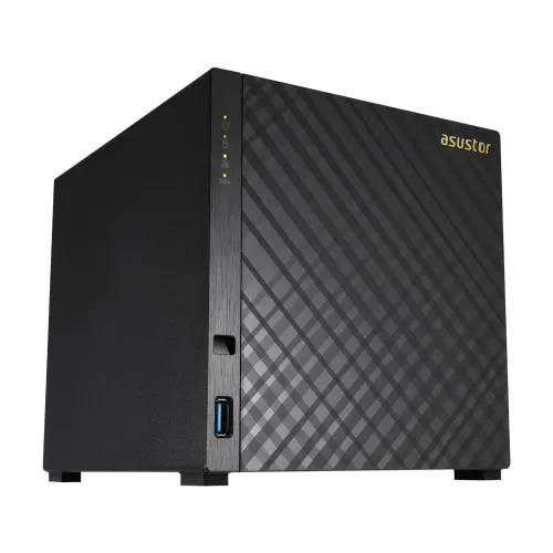 Мрежов сторидж, Asustor AS3204T, 4-bay NAS, Intel Celeron Quad-Core J3160 ( up to 2.24GHz, 2MB), 2GB DDR3L(non-upgradeable), 4 x 3.5" SATAII / SATAIII, GbE x 1, USB 3.0 - 1*Front/2*Rear, HDMI 1.4b, 16 Channel IP Cam(4 license included), WoL, System Sleep Mode, Tower - image 2