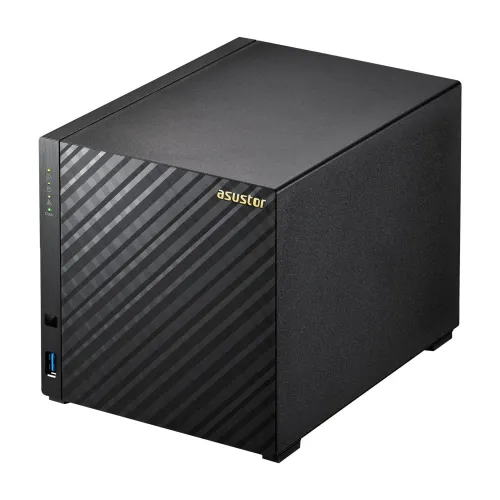 Мрежов сторидж, Asustor AS3204T, 4-bay NAS, Intel Celeron Quad-Core J3160 ( up to 2.24GHz, 2MB), 2GB DDR3L(non-upgradeable), 4 x 3.5" SATAII / SATAIII, GbE x 1, USB 3.0 - 1*Front/2*Rear, HDMI 1.4b, 16 Channel IP Cam(4 license included), WoL, System Sleep Mode, Tower - image 3