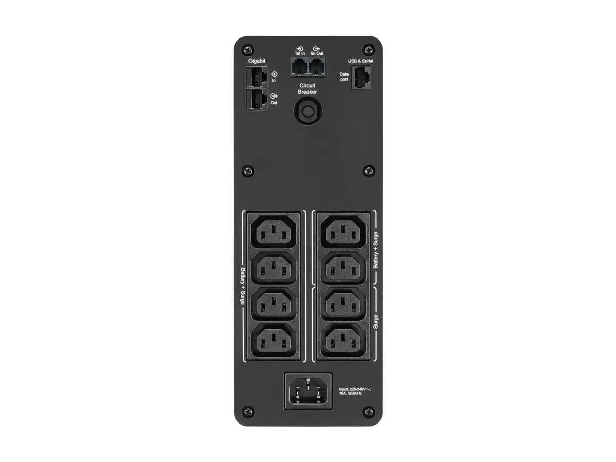 Непрекъсваем ТЗИ, APC Back UPS Pro BR 1600VA, 230V, Sinewave, 8 Outlets, AVR, LCD interface - image 2