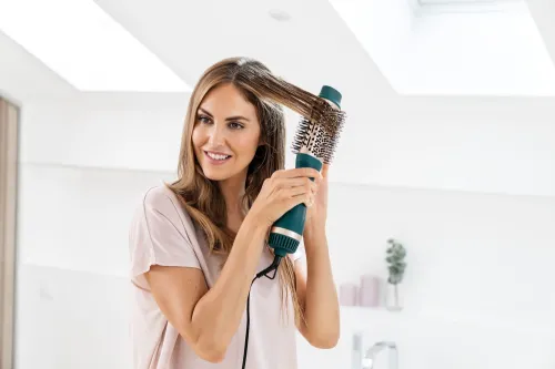 Електрическа четка за коса, Beurer HC 45 Ocean 2-in-1 volumising hair dryer brush,  ionic function, caremic coating, 1000W, 2 heat and blower settings incl. cold air function - image 9