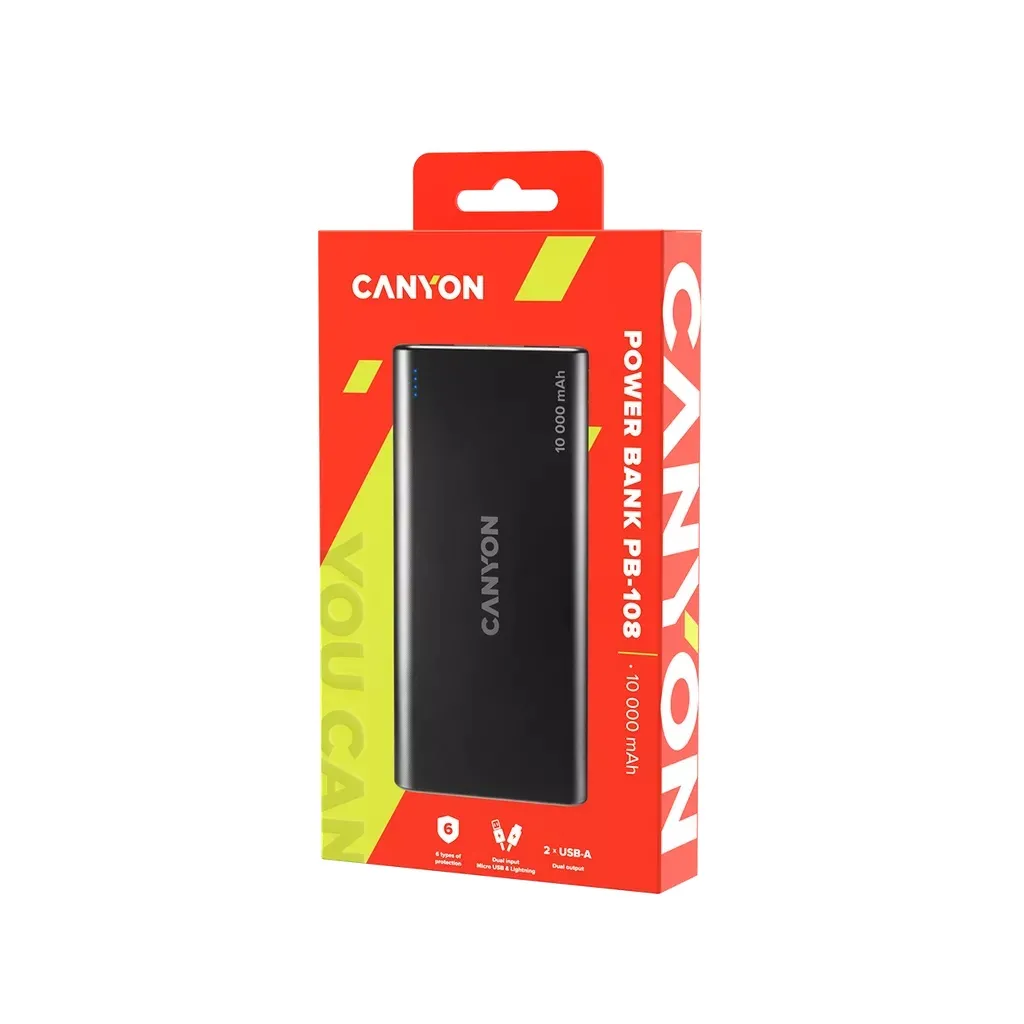 Външна батерия, CANYON PB-108 10000 mAh - image 3