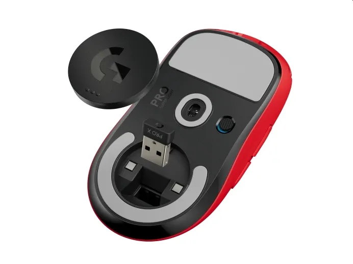 Мишка, Logitech G Pro X Superlight Wireless Mouse, Lightspeed Wireless 1ms, HERO 25K DPI Sensor, 400 IPS, Onboard Memory, >63g, Red - image 6