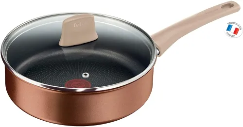 Тиган, Tefal G2543202, ECO-RESPECT Frypan 24 with lid, Induction