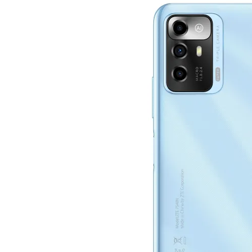 Мобилен телефон, ZTE A72 5G, Blue, 6.52", IPS 90Hz, HD+ 1600x720, 4GB+64GB, MediaTek Dimensity 700  Octa Core up to 2.2Ghz, Camera 13MP+2MP+2MP/5MP, WiFi 802.11 AC, BT 5.1, FPT, Fast charge 10W, 4000 mAh, USB-C Type-C, 3.5 mm earjack, Dual Sim/Mirco SD combo, Android 11 - image 7
