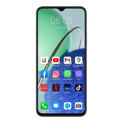 Мобилен телефон, Huawei Nova Y61 Mint Green, 6.52 HD+, 1600x720, 4GB+64GB, 50MP+2MP+2MP/5MP, 4G LTE, WIFi 802.11 b/g/n, 2.4GHz, BT 5.1, USB -C, FPT, 5000 mAh, EMUI 12.0 - image 1
