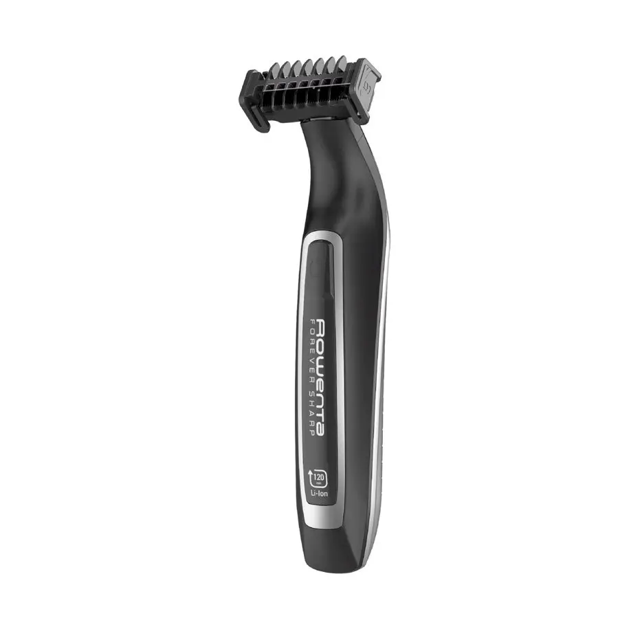 Trimmer, Rowenta TN6000F5, Hybrid Forever Sharp negru, pentru barbă, rezistent la apă 3-în-1, lame autoascuțite, 100% oțel inoxidabil, autonomie - image 2
