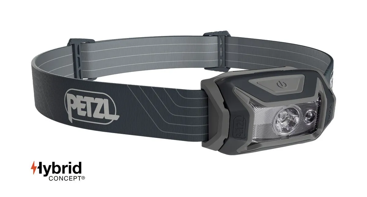 Челник PETZL TIKKA 2022, 350 Лумена, Сив