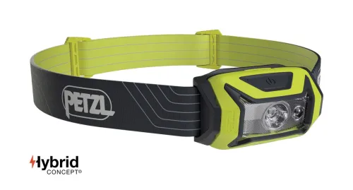 Lanternă frontală PETZL TIKKA 2022, 350 lumeni, Galben - 1