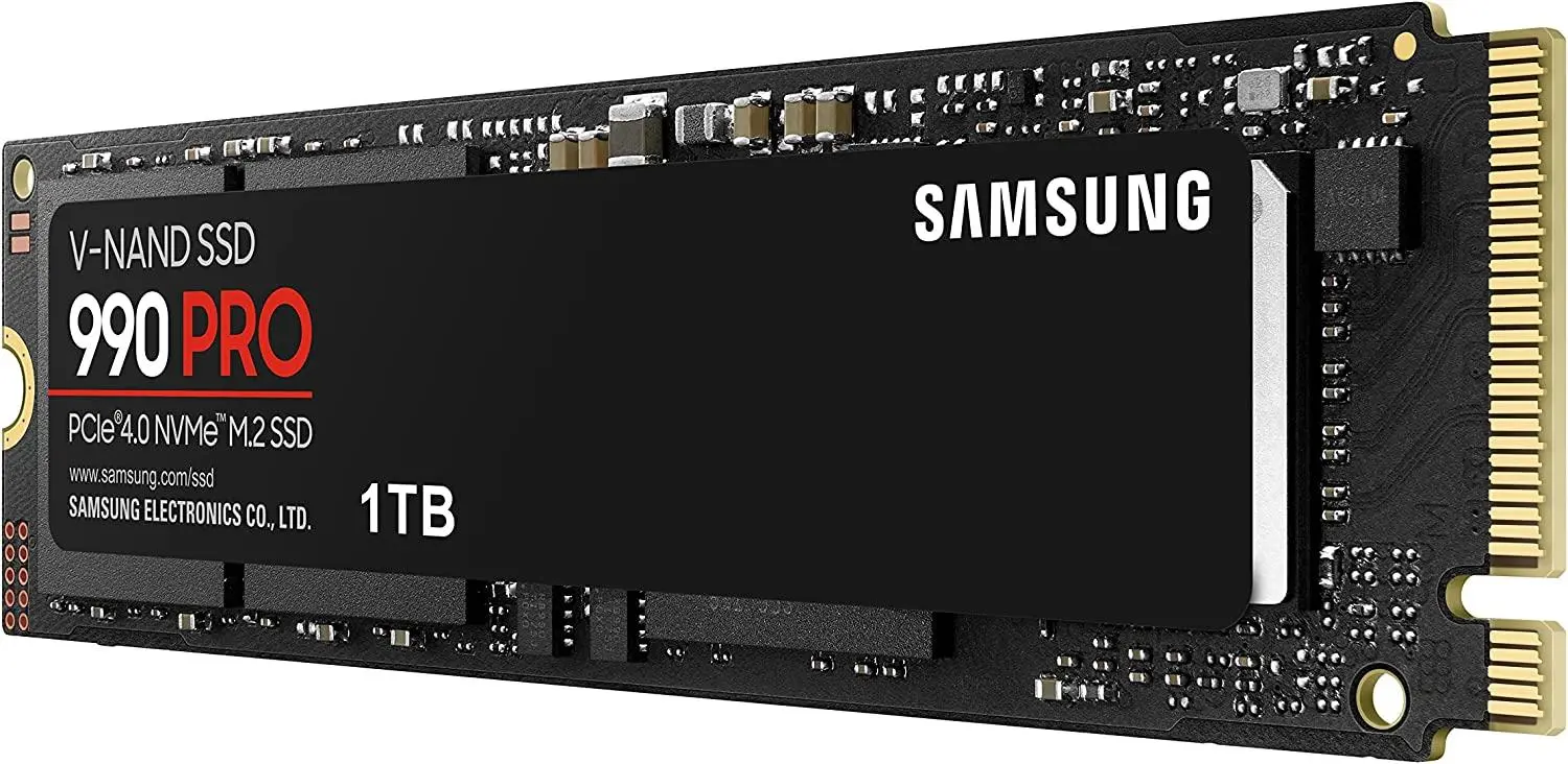 Твърд диск, Samsung SSD 990 PRO 1TB PCIe 4.0 NVMe 2.0 M.2 V-NAND 3-bit MLC, 256-bit Encryption, Read 7450 MB/s Write 6900 MB/s - image 2