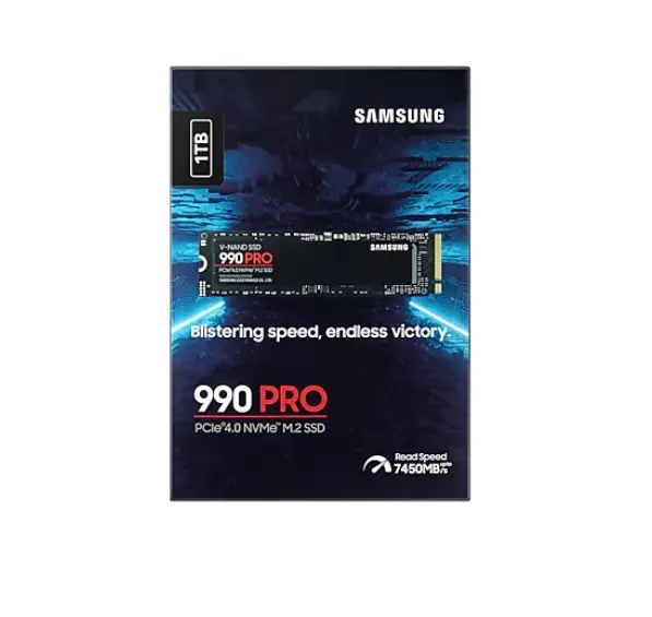 Твърд диск, Samsung SSD 990 PRO 1TB PCIe 4.0 NVMe 2.0 M.2 V-NAND 3-bit MLC, 256-bit Encryption, Read 7450 MB/s Write 6900 MB/s - image 4