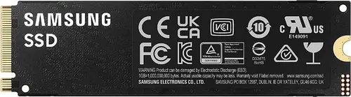 Hard disk, Samsung SSD 990 PRO 2TB PCIe 4.0 NVMe 2.0 M.2 V-NAND 3-bit MLC, Criptare 256-bit, Citire 7450 MB/s Scriere 6900 MB/s - 2