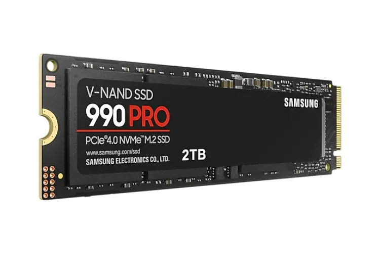 Твърд диск, Samsung SSD 990 PRO 2TB PCIe 4.0 NVMe 2.0 M.2 V-NAND 3-bit MLC, 256-bit Encryption, Read 7450 MB/s Write 6900 MB/s - image 3