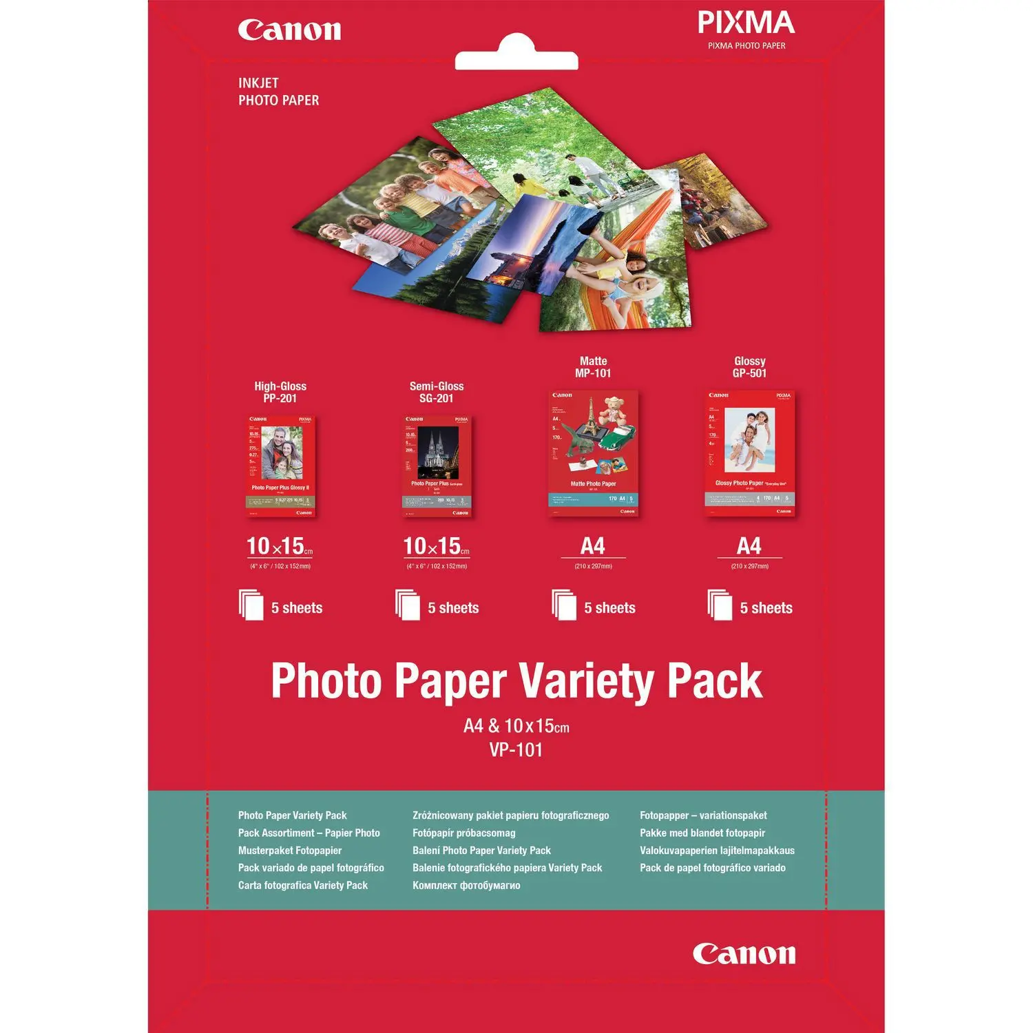 Хартия, CANON PH.PAPER VAR-PACK S+A4