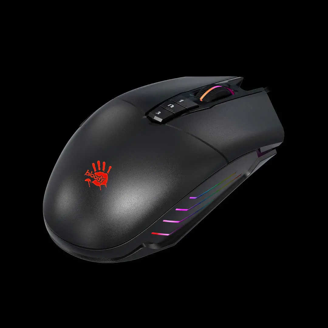 Мишка, A4 P91 PRO BLOODY RGB BLACK