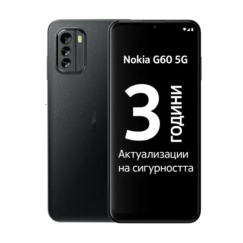 Мобилен телефон, NOKIA G60 5G DS 6/128 BLACK