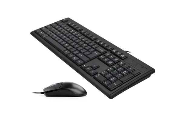 Клавиатура, A4TECH A4 KR-8372 DESKTOP BLACK - image 1