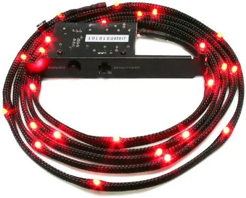 Adaptor, NZXT cablu LED 2M /roșu - 1