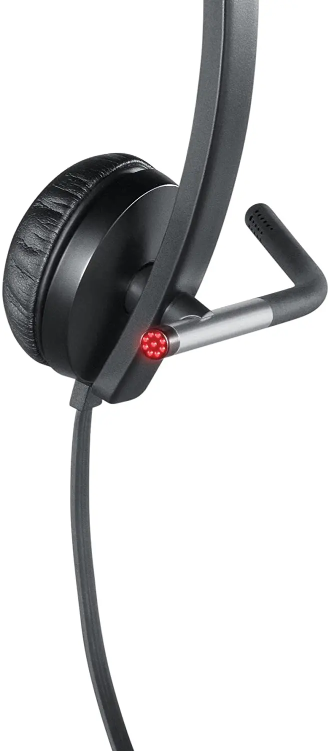Слушалки, Logitech USB Headset H650e Mono, Flexible Mic, In-line Controls, Echo Cancellation, Noise-cancelling, USB - image 2