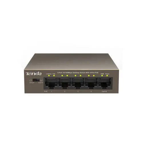 Switch, SWITCH TENDA TEF1105P-4-63W - 1