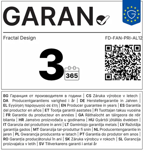 Вентилатор, FRACTAL DESIGN FD 120 PRISMA AL-12 ARGB PWM - 2