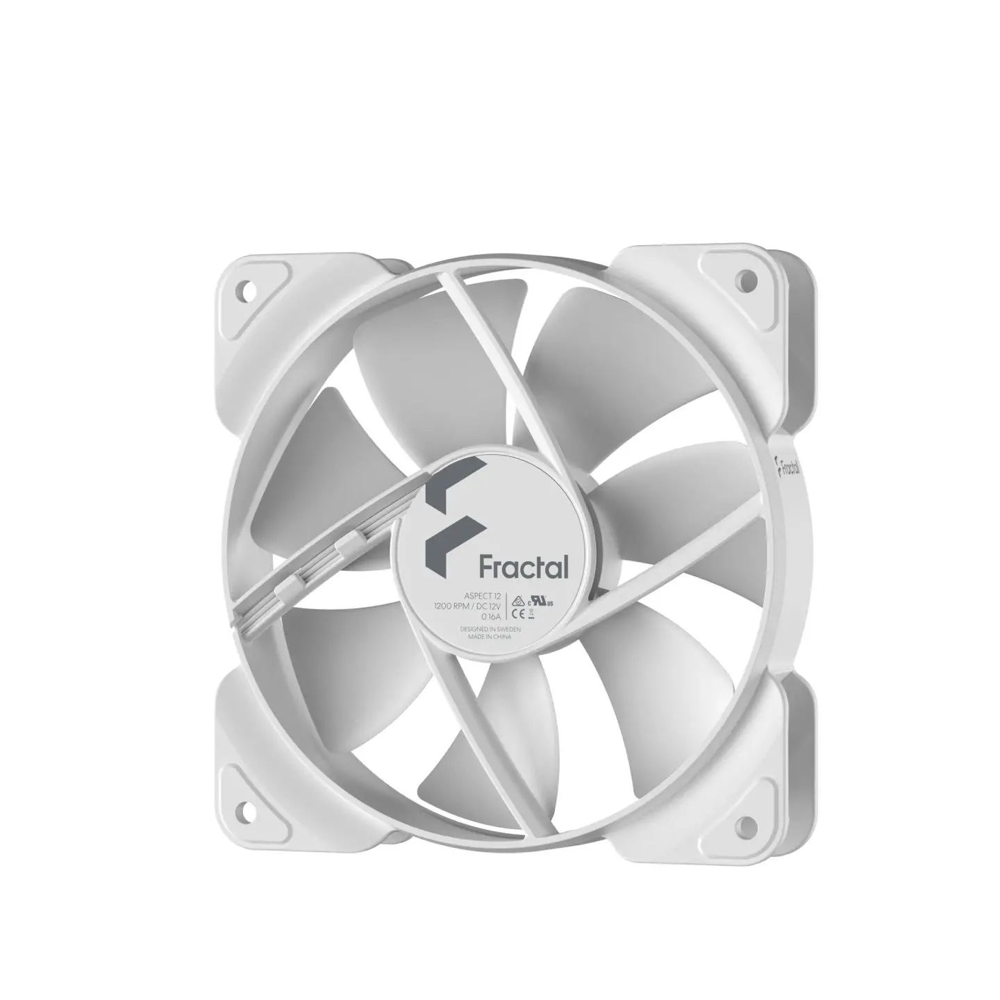 Вентилатор, FRACTAL DESIGN FD ASPECT 12 120MM WHITE - image 1