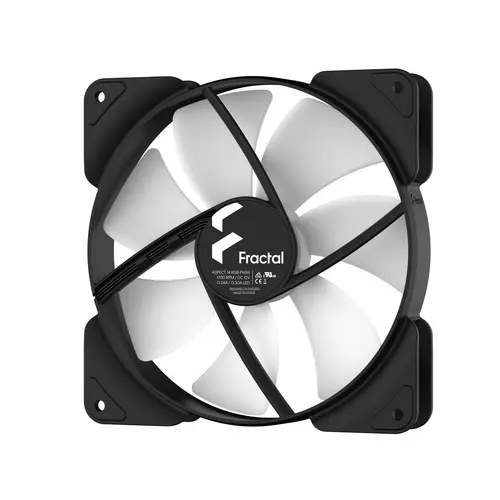 Ventilator, FRACTAL DESIGN FD ASPECT 14 140MM RGB PWM BLK - 2